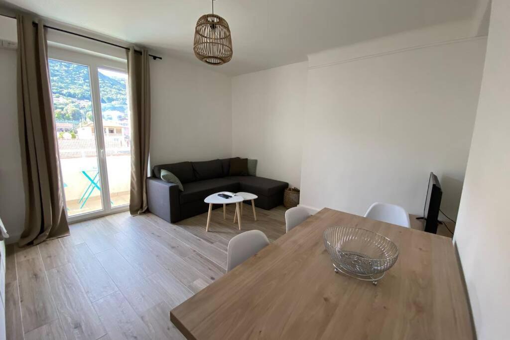 Ajaccio Magnifique T2 Neuf 40M2 Avec Balcon Au Trottel 4 Couchages Wifi Clim Parking Plage A Pieds 100M Kültér fotó
